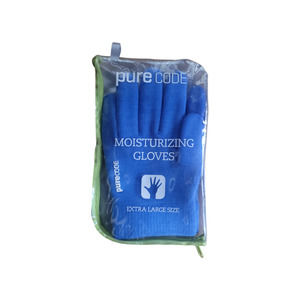 New Blue Knitted Soften Moisturizing Hand Care Spa Treatment Gloves